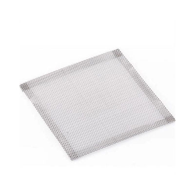 Malha de filtro de resistência ao fogo, tecida a partir de fio de aço inoxidável, com tolerância de furos personalizável -1,0% resistência a ácidos/alcalinos