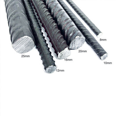 Diâmetro personalizado 12mm 16mm 18mm HRB335 HRB350 HRB400 HRB450 HRB500 Rebar de aço reforçado de carbono para construção