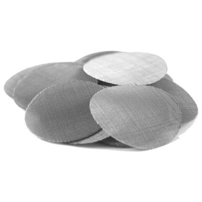 Bolo quente de prata feito em malha de filtro Suporte de personalização Furo Tecido de fio de aço inoxidável Resistência ao fogo ácido e alcalino