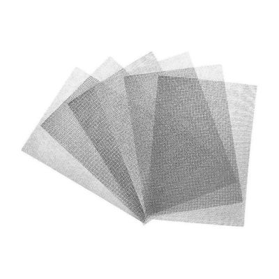 Tela de arame de aço inoxidável de tecido simples para personalização de filtros