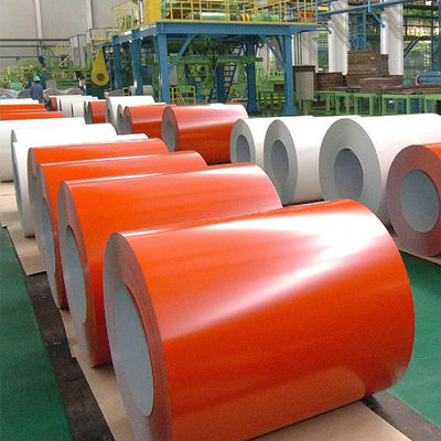 0.12-2.0mm Espessura Secc Secd Dx51d Dx52D bobina de aço galvanizado pré-pintada PPGI PPGL bobina de zinco revestida Gi para folha de telhado 700-900MM Largura